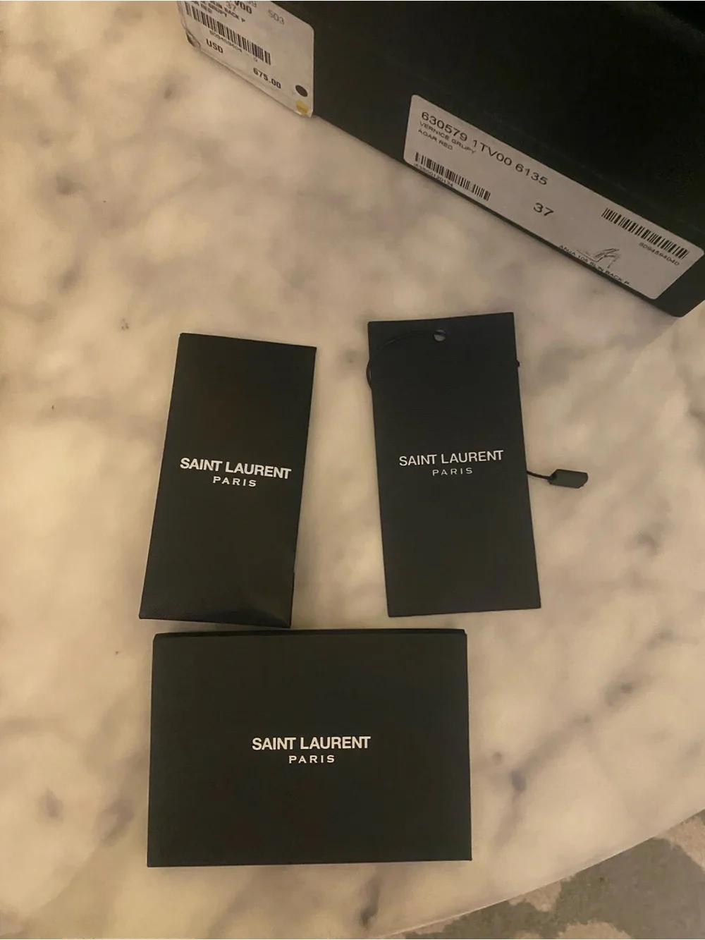 RED YSL HEEL- like new - Picture 5 of 16